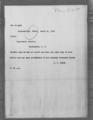 Miscellaneous Files, 1909-21 > Case #28019