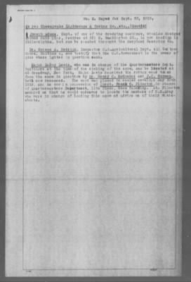 Miscellaneous Files, 1909-21 > Damage Cargo of Ammunition (#28058)