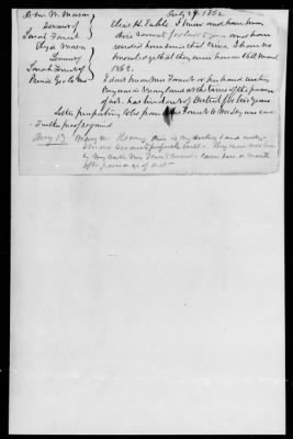 Thumbnail for Petitions Filled Under The Act Of July 12, 1862 > Mason, Joseph N.