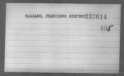 Thumbnail for VALIANO > VALIANO, FRANCISCO DIMITRU