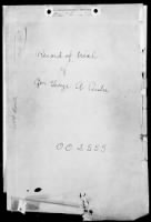 US, Custer's Court Martial, 1867 record example