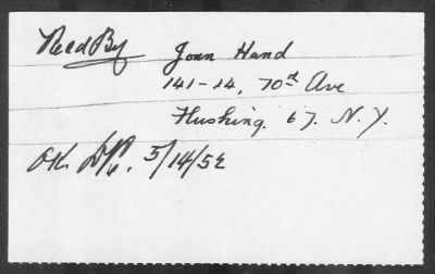 Thumbnail for 1952 > HAND, Joan