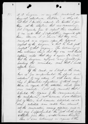 Thumbnail for Court Documents > Custer's Written Defense