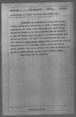 Thumbnail for Miscellaneous Files, 1909-21 > Alleged Violation Food Control Act (#35465)