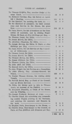 Volume III > Votes of Assembly 1741