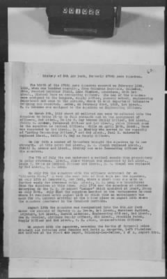 Thumbnail for H: Mechanics Regiments > 5: Histories of the 1st-6th Air Parks and the 1st, 3d, 11th, 12th, and 16th Construction Companies