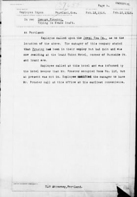 Old German Files, 1909-21 > George Proster (#8000-137655)