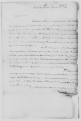 Thumbnail for Misc Ltrs to Congress 1775-89 > R (Vol 19)