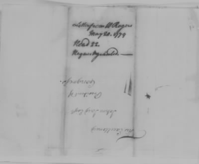 Thumbnail for Misc Ltrs to Congress 1775-89 > R (Vol 19)