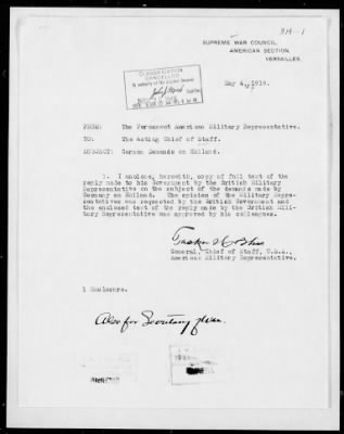 Thumbnail for American Section > Joint Note relating to German demands on Holland