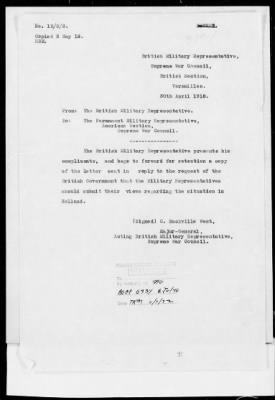 Thumbnail for American Section > Joint Note relating to German demands on Holland