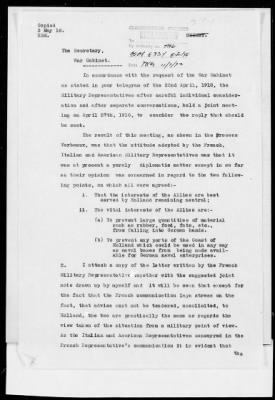 American Section > Joint Note relating to German demands on Holland