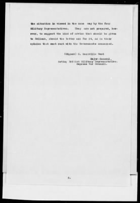 Thumbnail for American Section > Joint Note relating to German demands on Holland