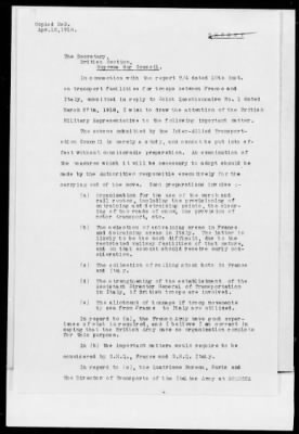 American Section > Joint Notes 19, 22: ability of the Allies to support Italy