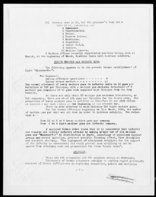 Thumbnail for American Section > American Section memorandums on manpower and materiel