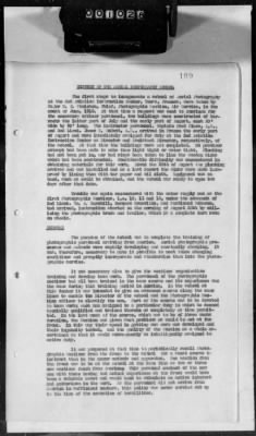 Thumbnail for G: Photographic Section > 7: Report on the Suspension of Aerial Cameras in Airplanes aND History of the Aerial Photography School at the 2d Aviation Instruction Center