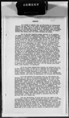 Thumbnail for G: Photographic Section > 7: Report on the Suspension of Aerial Cameras in Airplanes aND History of the Aerial Photography School at the 2d Aviation Instruction Center