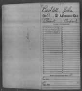 US, Civil War Service Records (CMSR) - Union - Arkansas, 1861-1865 record example