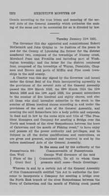 Volume IX > Executive Minutes of Governor John Andrew Shulze 1826-1832