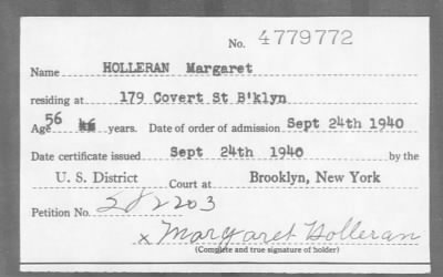 Thumbnail for 1940 > HOLLERAN Margaret