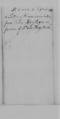 Thumbnail for Misc Ltrs to Congress 1775-89 > H (Vol 11)