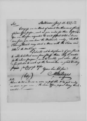 Thumbnail for Misc Ltrs to Congress 1775-89 > H (Vol 11)