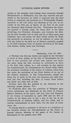 Volume IV > Executive Minutes of Governor Simon Snyder 1808-1812