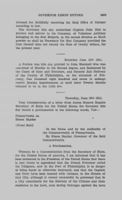 Volume IV > Executive Minutes of Governor Simon Snyder 1808-1812