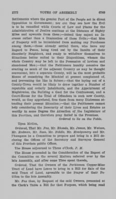 Volume VIII > Votes of Assembly 1772