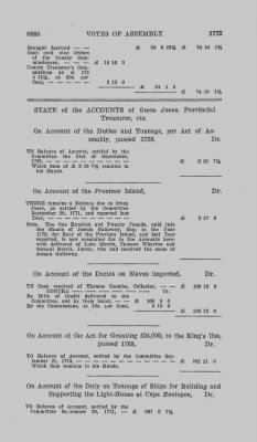 Volume VIII > Votes of Assembly 1772