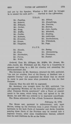 Volume VIII > Votes of Assembly 1773