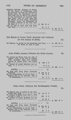 Volume VIII > Votes of Assembly 1773