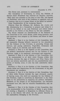 Volume VIII > Votes of Assembly 1775