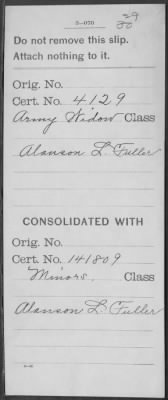 Company [Blank] > Fuller, Alanson L (WC4129)