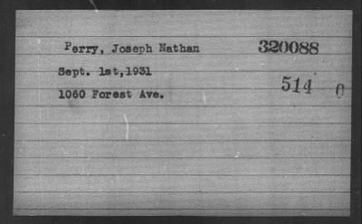 Thumbnail for Perry > Perry, Joseph Nathan