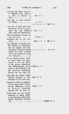 Volume IV > Votes of Assembly 1742