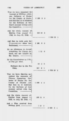 Volume IV > Votes of Assembly 1743