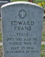 Edward Evans grave stone