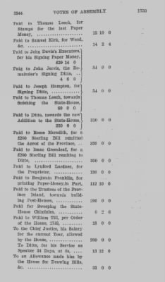 Volume IV > Votes of Assembly 1750