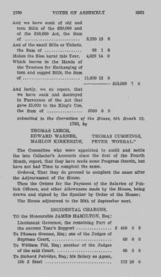 Volume IV > Votes of Assembly 1750