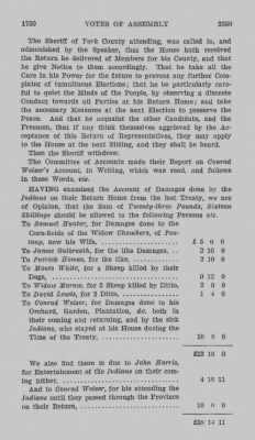 Volume IV > Votes of Assembly 1750