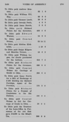 Volume IV > Votes of Assembly 1751