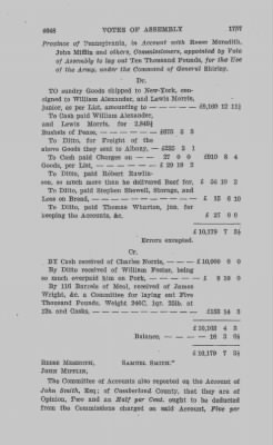 Volume VI > Votes of Assembly 1757