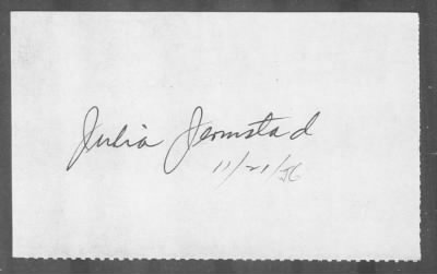 Thumbnail for 1956 > JERMSTAD, Julia