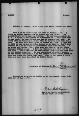 Miscellaneous Testimony Taken Before Special Commissioners, Feb 1908-Mar 1909 > Volume 1