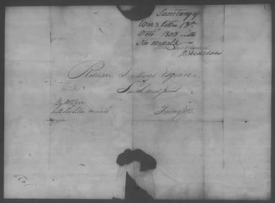 Thumbnail for Correspondence And Miscellaneous Records > 1803