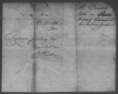 Thumbnail for Correspondence And Miscellaneous Records > 1803