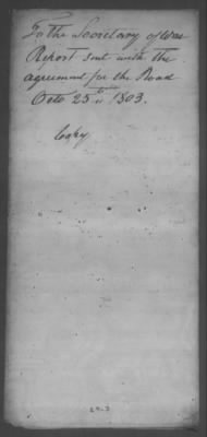 Thumbnail for Correspondence And Miscellaneous Records > 1803