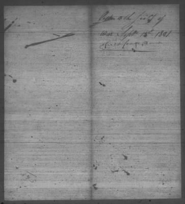 Correspondence And Miscellaneous Records > 1801