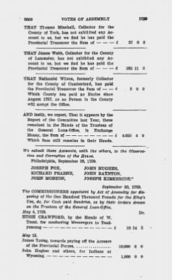 Volume VI > Votes of Assembly 1759